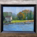 Milford Harbor, 8x10, $250