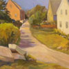 Main St., Monhegan Island, 12 x 12 in, oil. Sold